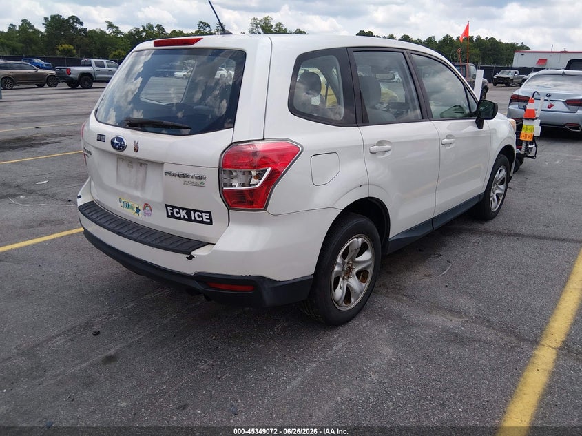 2014 Subaru Forester VIN JF2SJAAC8EH489360 IAAI salvage auction — NORMAL WEAR, Clear (South Carolina), sold $625 on 2026-07-29 (photo 4)