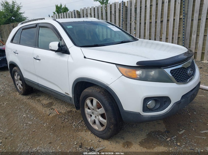 2011 Kia Sorento VIN 5XYKTCA19BG159427 IAAI salvage auction — NORMAL WEAR, Clear (Virginia), sold $925 on 2026-07-06 (photo 1)