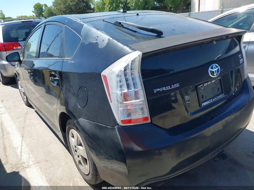 2010 Toyota Prius VIN JTDKN3DU1A0031459 IAAI salvage auction — NORMAL WEAR, Clear - Dealer Only (California), sold $975 on 2026-07-14 (photo 3)