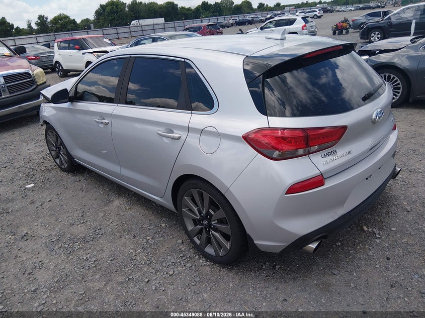 2018 Hyundai Elantra VIN KMHH55LC9JU039411 IAAI salvage auction — FRONT END, Salvage Title, sold $875 on 2026-08-02 (photo 3)