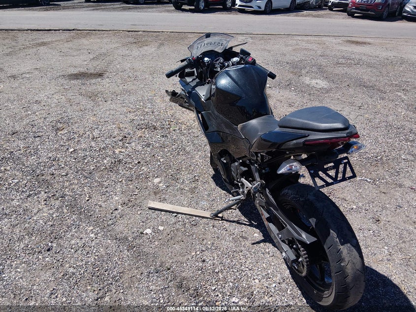 2024 Kawasaki Ninja VIN ML5EXGG12RDA12727 IAAI salvage auction — LEFT SIDE, Salvage (Idaho), sold $1,150 on 2026-07-08 (photo 3)