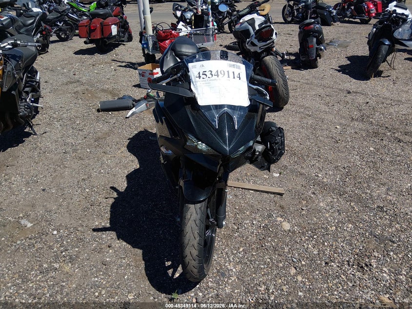 2024 Kawasaki Ninja VIN ML5EXGG12RDA12727 IAAI salvage auction — LEFT SIDE, Salvage (Idaho), sold $1,150 on 2026-07-08 (photo 5)