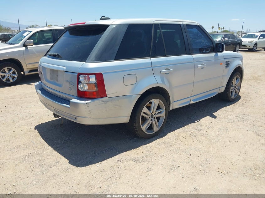 2008 Land rover Range rover sport VIN SALSK25428A120116 IAAI salvage auction — REAR END, Clear (Arizona), sold $375 on 2026-07-30 (photo 4)