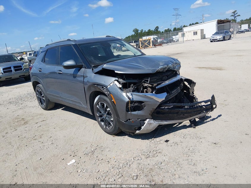 2021 Chevrolet Trailblazer VIN KL79MPSL2MB125522 IAAI salvage auction — FRONT END, Salvage (Georgia), sold $2,400 on 2026-07-24 (photo 1)