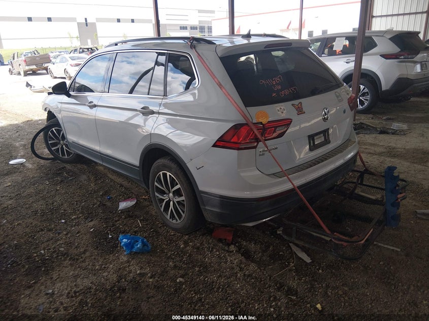 2019 Volkswagen Tiguan VIN 3VV3B7AX5KM050437 IAAI salvage auction — FRONT END, Salvage (Texas), sold $900 on 2026-09-16 (photo 3)