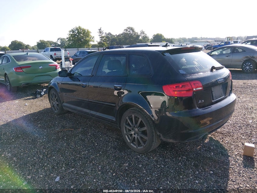 2011 Audi A3 VIN WAUKJAFM6BA142384 IAAI salvage auction — NORMAL WEAR, Clear (Louisiana), sold $700 on 2026-07-08 (photo 3)