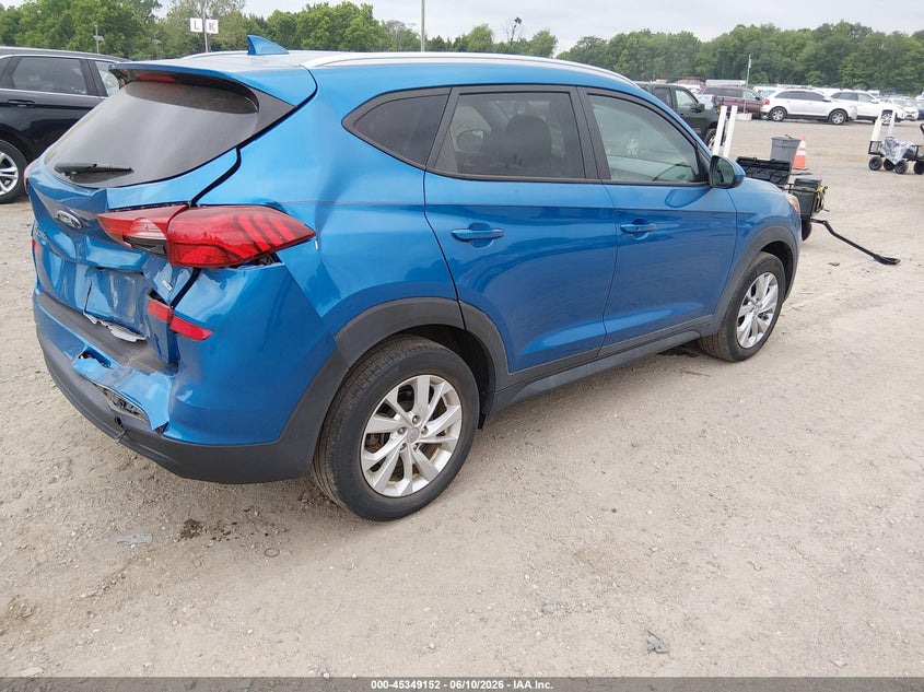 2020 Hyundai Tucson VIN KM8J3CA47LU160822 IAAI salvage auction — REAR END, Salvage (Idaho), sold $5,950 on 2026-07-14 (photo 4)