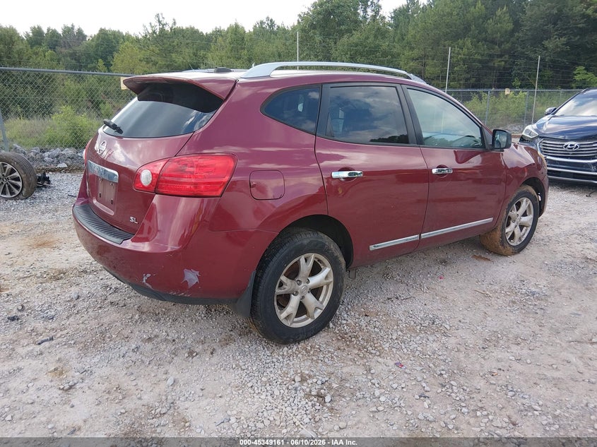 2011 Nissan Rogue VIN JN8AS5MT8BW154489 IAAI salvage auction — SIDE, Salvage (Alabama), sold $25 on 2026-07-29 (photo 4)