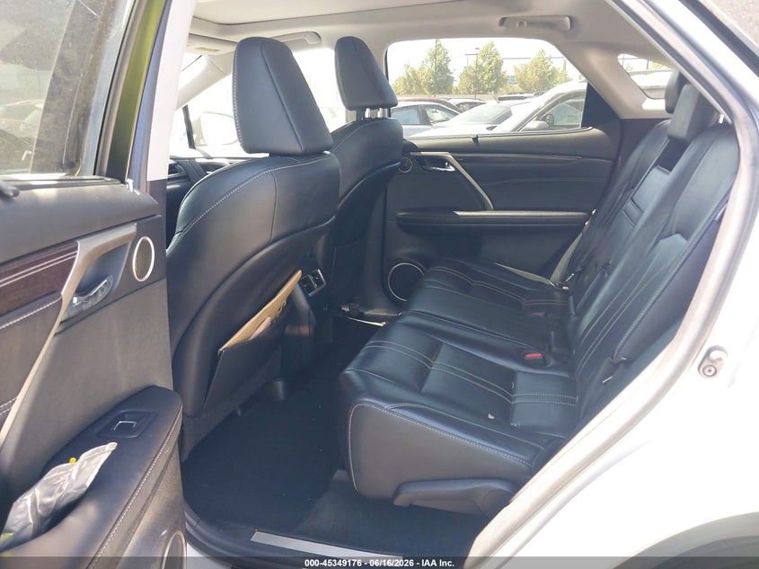 2017 Lexus Rx VIN 2T2ZZMCAXHC038826 IAAI salvage auction — FRONT & REAR, Salvage Certificate (California), sold $11,100 on 2026-07-10 (photo 8)