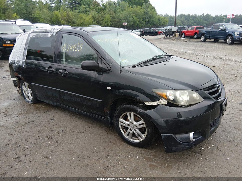 2004 Mazda Mpv VIN JM3LW28J140504719 IAAI salvage auction — REAR END, Salvage (Massachusetts), sold $425 on 2026-07-31 (photo 1)