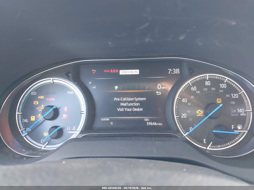 2021 Toyota Venza VIN JTEAAAAH7MJ056895 IAAI salvage auction — MECHANICAL, Salvage Title, sold $13,000 on 2026-07-22 (photo 7)