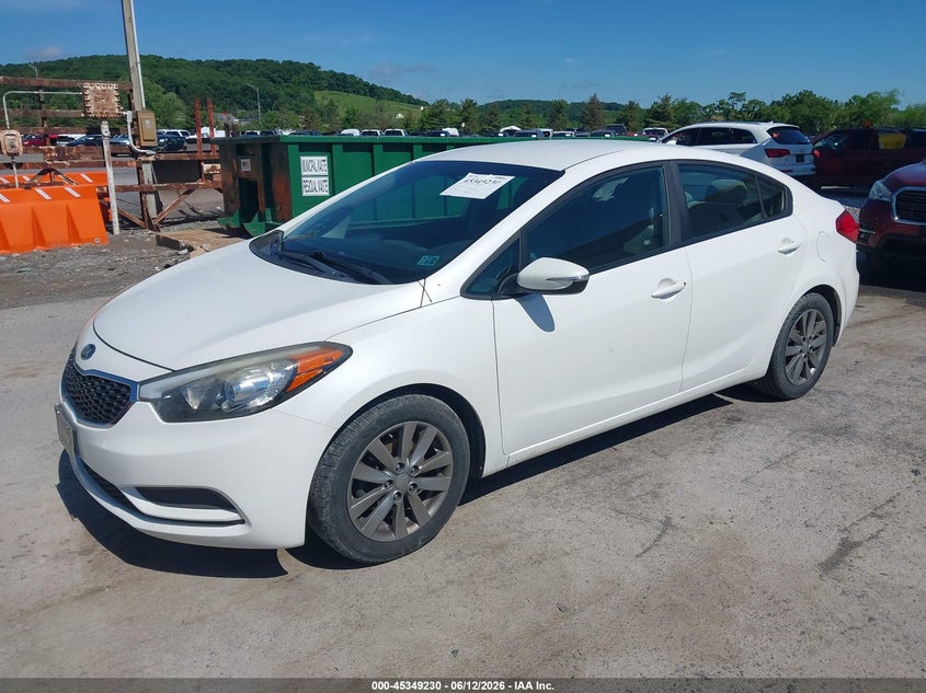2016 Kia Forte VIN KNAFX4A66G5503834 IAAI salvage auction — RIGHT SIDE, Salvage (Pennsylvania), sold $625 on 2026-07-08 (photo 2)