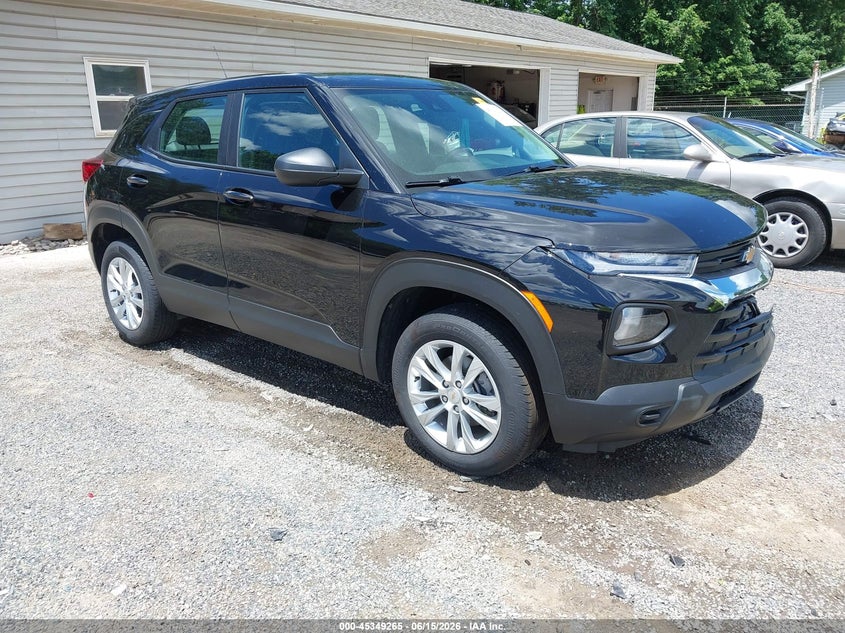 2023 Chevrolet Trailblazer VIN KL79MNSL4PB125529 IAAI salvage auction — LEFT FRONT, Salvage (Ohio), sold $5,250 on 2026-07-06 (photo 1)