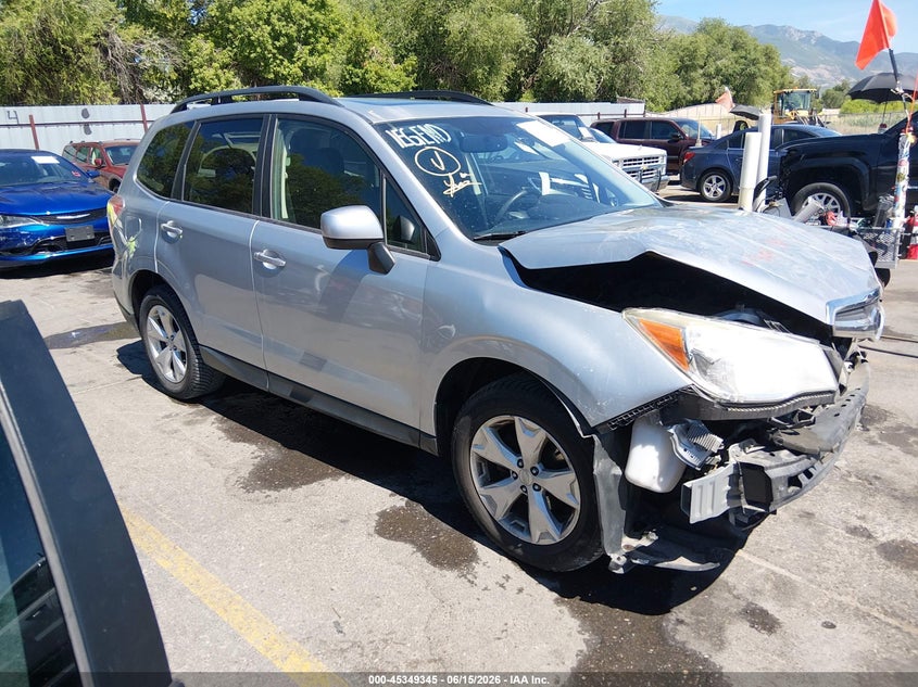 2015 Subaru Forester VIN JF2SJADC2FH563479 IAAI salvage auction — FRONT END, Salvage Title, sold $2,200 on 2026-07-23 (photo 1)