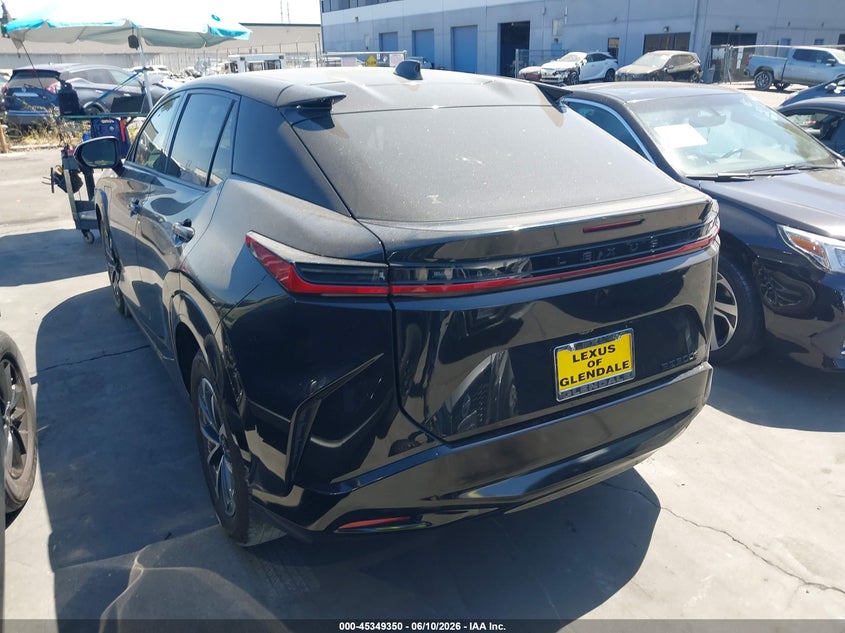 2025 Lexus Rz VIN JTJABABB7SA012837 IAAI salvage auction — SIDE, Salvage Title, sold $16,200 on 2026-07-22 (photo 3)
