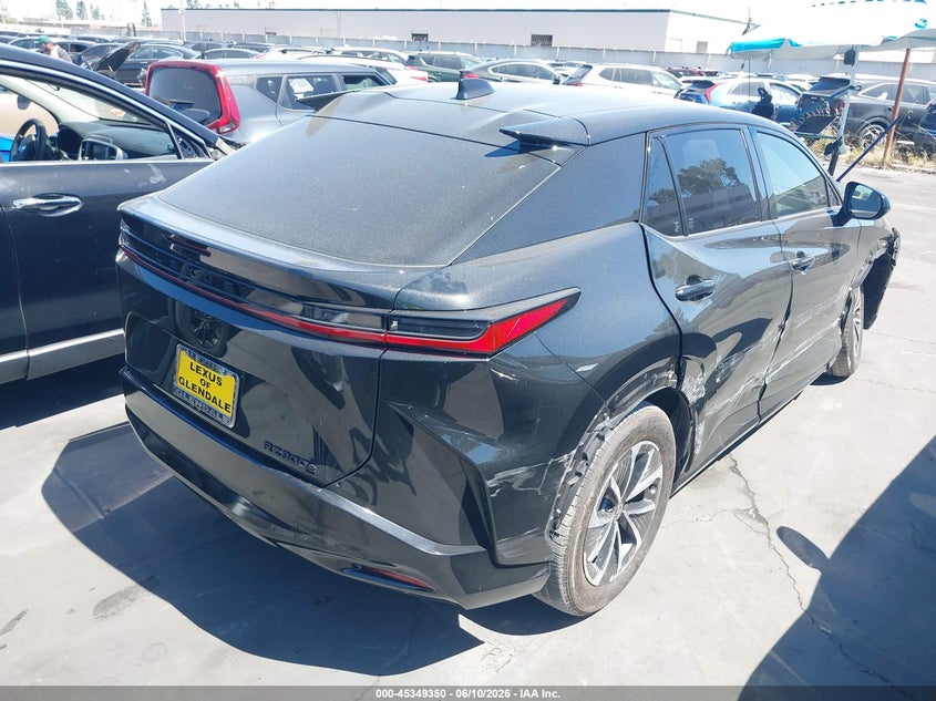 2025 Lexus Rz VIN JTJABABB7SA012837 IAAI salvage auction — SIDE, Salvage Title, sold $16,200 on 2026-07-22 (photo 4)