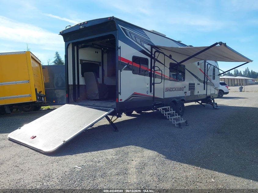 2021 Forest river Shockwave 30dsgdx VIN 4X4TSHF23ME005792 IAAI salvage auction — SIDE, Bill Of Sale (Washington), sold $13,450 on 2026-07-22 (photo 4)