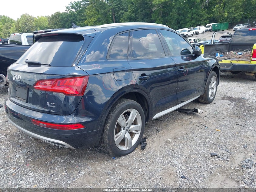 2018 Audi Q5 VIN WA1ANAFY1J2026535 IAAI salvage auction — FRONT END, Wait Title, sold $3,900 on 2026-08-24 (photo 4)