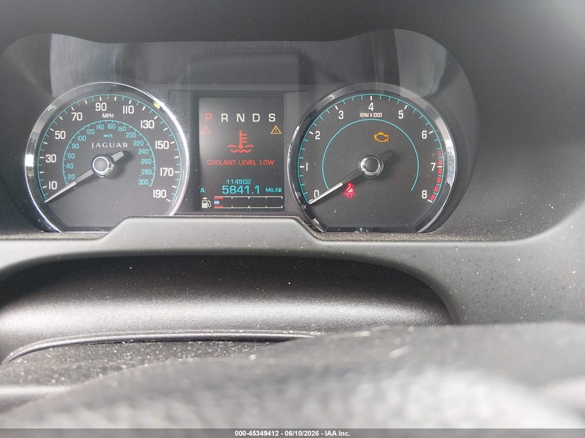 2013 Jaguar Xf VIN SAJWA0E76D8S73479 IAAI salvage auction — ENGINE DAMAGE, Clear (South Carolina), sold $375 on 2026-07-15 (photo 7)