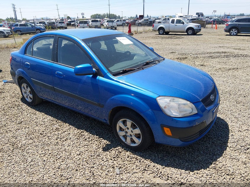 2007 Kia Rio VIN KNADE123976187937 IAAI salvage auction — NORMAL WEAR, Peddle Clear Public-Restricted (Oregon), sold $200 on 2026-07-20 (photo 1)