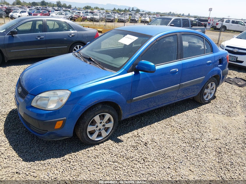 2007 Kia Rio VIN KNADE123976187937 IAAI salvage auction — NORMAL WEAR, Peddle Clear Public-Restricted (Oregon), sold $200 on 2026-07-20 (photo 2)