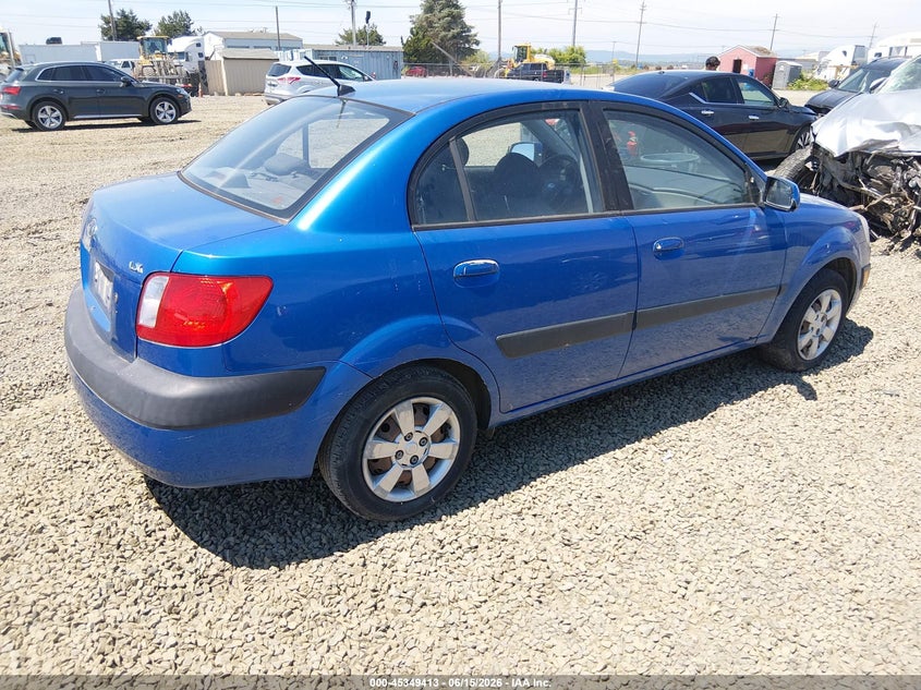 2007 Kia Rio VIN KNADE123976187937 IAAI salvage auction — NORMAL WEAR, Peddle Clear Public-Restricted (Oregon), sold $200 on 2026-07-20 (photo 4)