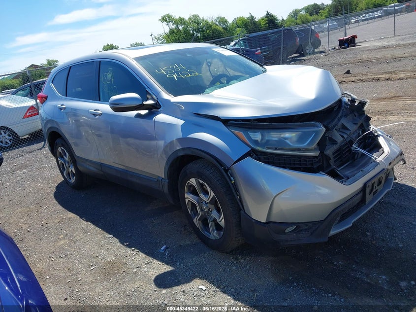 2018 Honda Cr-v VIN 2HKRW2H55JH638766 IAAI salvage auction — FRONT END, Salvage Title, sold $4,300 on 2026-07-29 (photo 1)