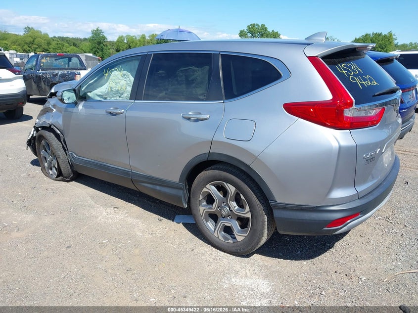2018 Honda Cr-v VIN 2HKRW2H55JH638766 IAAI salvage auction — FRONT END, Salvage Title, sold $4,300 on 2026-07-29 (photo 3)