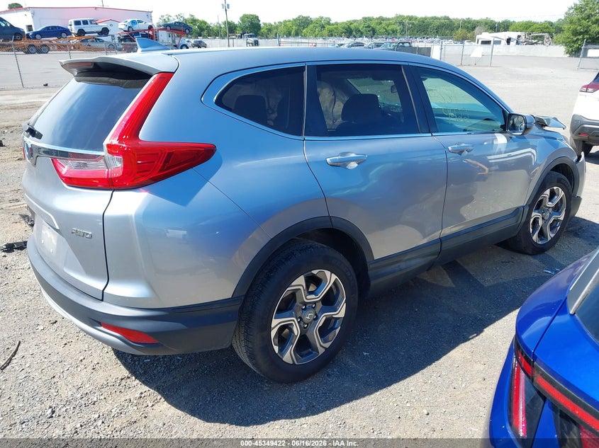 2018 Honda Cr-v VIN 2HKRW2H55JH638766 IAAI salvage auction — FRONT END, Salvage Title, sold $4,300 on 2026-07-29 (photo 4)