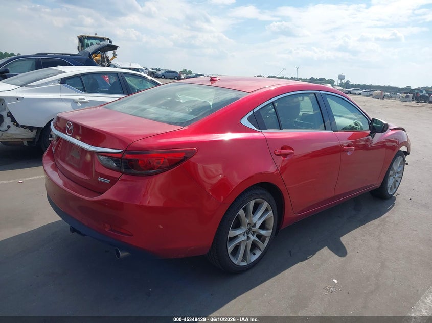 2016 Mazda 6 VIN JM1GJ1T5XG1438442 IAAI salvage auction — FRONT END, Salvage (North Carolina), sold $2,975 on 2026-07-15 (photo 4)