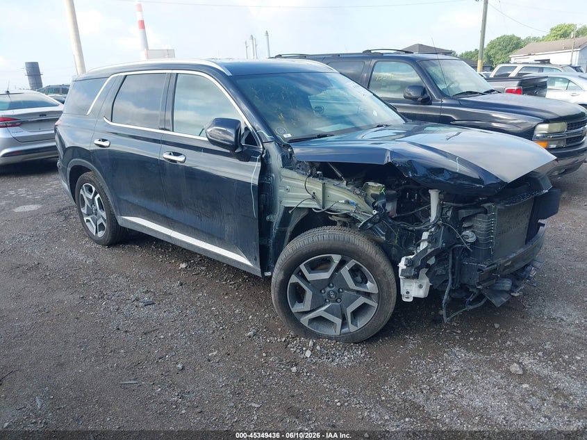 2023 Hyundai Palisade VIN KM8R5DGE6PU605124 IAAI salvage auction — RIGHT FRONT, Salvage (Indiana), sold $8,000 on 2026-07-29 (photo 1)