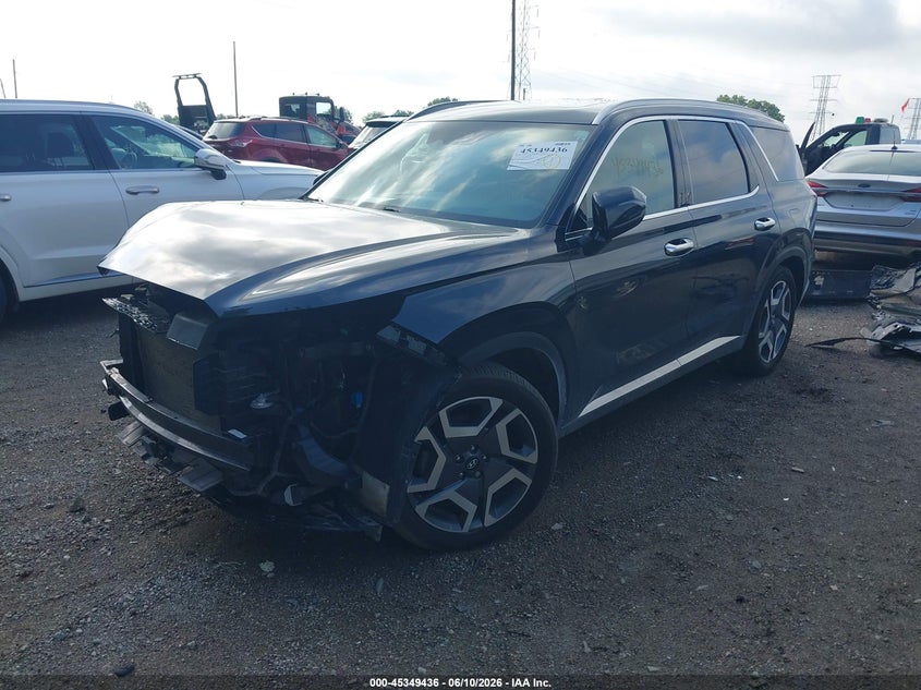 2023 Hyundai Palisade VIN KM8R5DGE6PU605124 IAAI salvage auction — RIGHT FRONT, Salvage (Indiana), sold $8,000 on 2026-07-29 (photo 2)