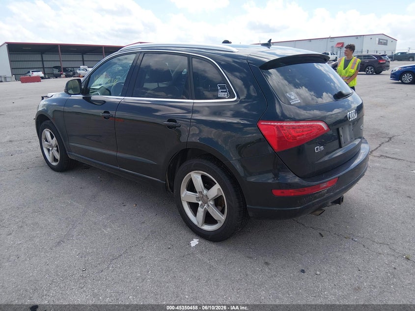 2012 Audi Q5 VIN WA1LFAFP9CA022058 IAAI salvage auction — NORMAL WEAR, Clear (Oregon), sold $700 on 2026-07-23 (photo 3)