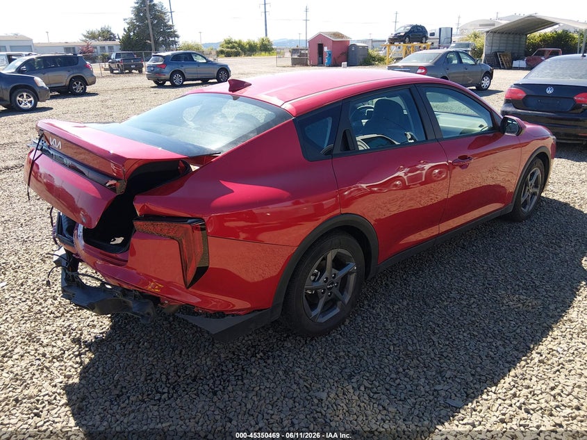2025 Kia K4 VIN 3KPFT4DE4SE017831 IAAI salvage auction — REAR END, Salvage (Oregon), sold $4,500 on 2026-07-23 (photo 4)
