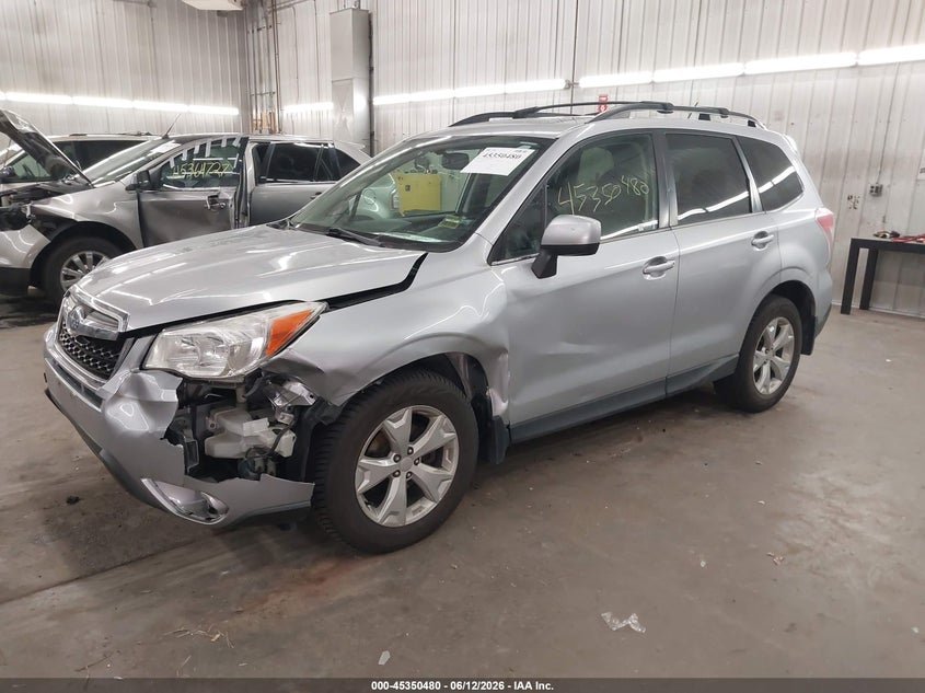2014 Subaru Forester VIN JF2SJAHC2EH535271 IAAI salvage auction — FRONT END, Prior Salvage (Minnesota), sold $1,300 on 2026-07-31 (photo 2)