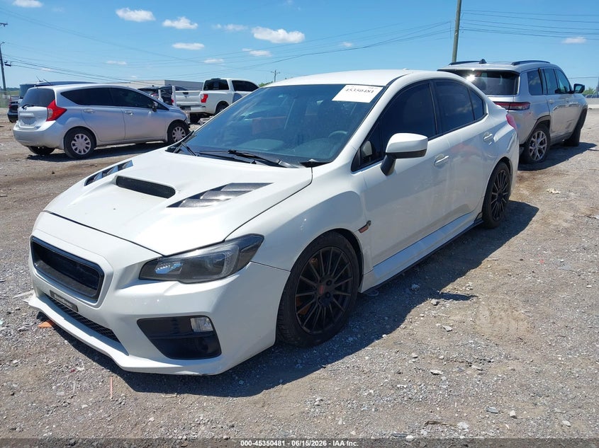 2015 Subaru Wrx VIN JF1VA1A69F9824794 IAAI salvage auction — RIGHT FRONT, Salvage (Tennessee), sold $3,550 on 2026-07-16 (photo 2)
