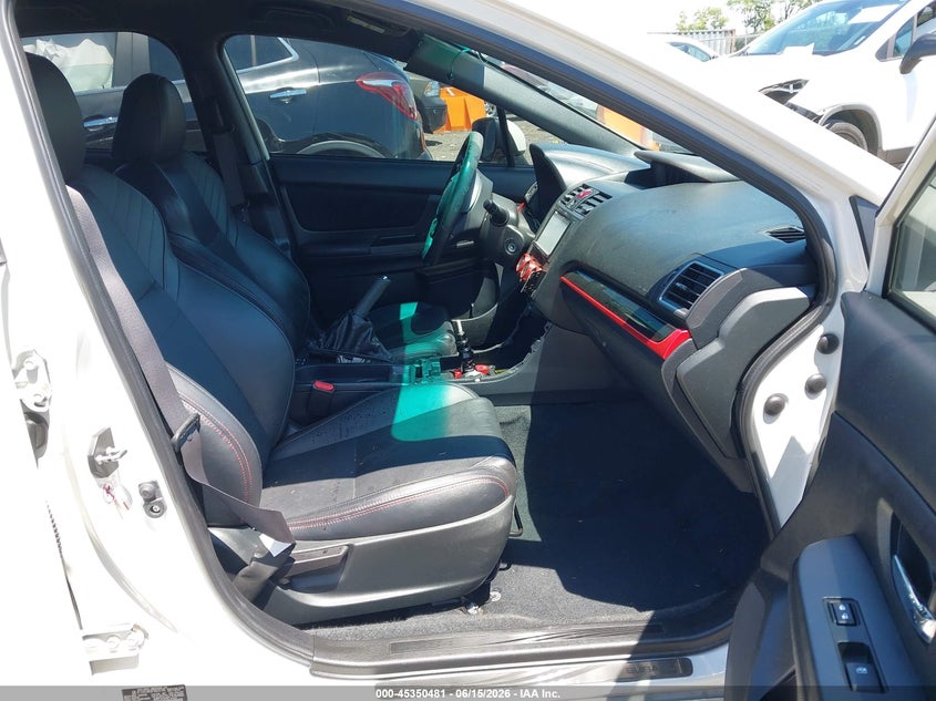 2015 Subaru Wrx VIN JF1VA1A69F9824794 IAAI salvage auction — RIGHT FRONT, Salvage (Tennessee), sold $3,550 on 2026-07-16 (photo 5)