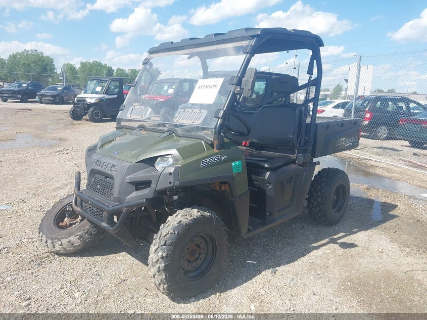 2017 Polaris Ranger VIN 3NSRCA579HG853822 IAAI salvage auction — RIGHT FRONT, Bill Of Sale (Wisconsin), sold $1,750 on 2026-07-08 (photo 2)