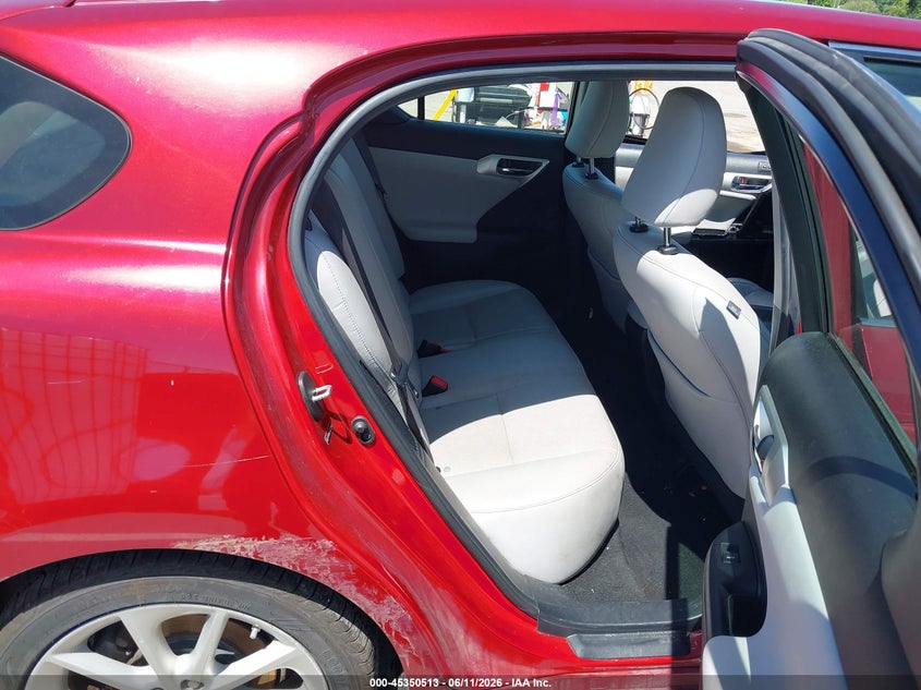 2012 Lexus VIN JTHKD5BH1C2078663 IAAI salvage auction — LEFT SIDE, Clear (Indiana), sold $3,225 on 2026-07-24 (photo 8)