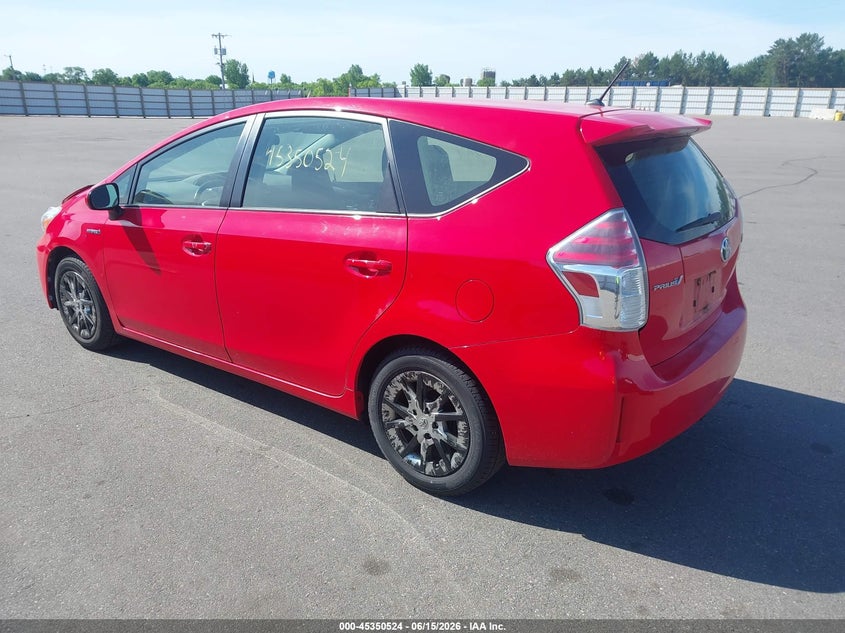 2015 Toyota Prius v VIN JTDZN3EU7FJ029617 IAAI salvage auction — NORMAL WEAR, Salvage Title, sold $225 on 2026-07-21 (photo 3)