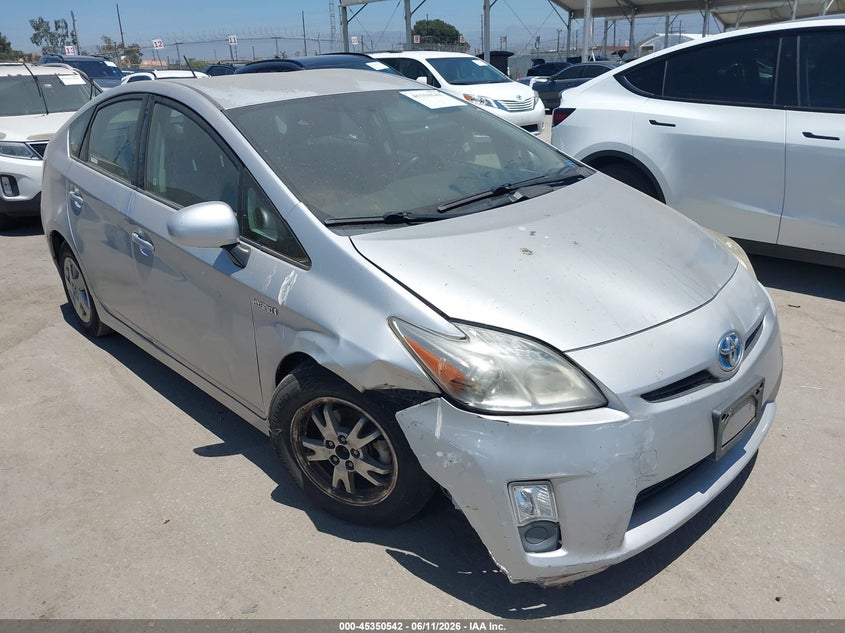2011 Toyota Prius VIN JTDKN3DU8B0265745 IAAI salvage auction — RIGHT FRONT, Salvage (California), sold $1,050 on 2026-07-08 (photo 1)