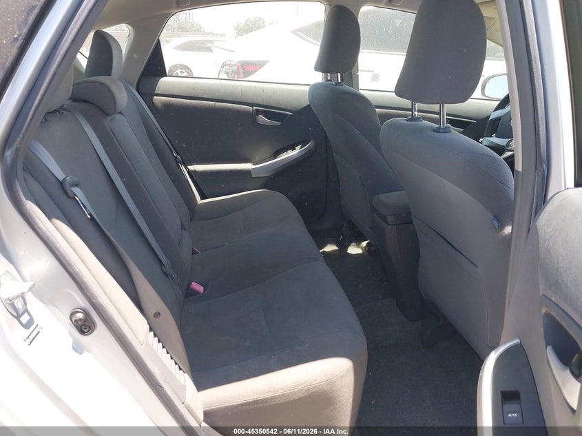 2011 Toyota Prius VIN JTDKN3DU8B0265745 IAAI salvage auction — RIGHT FRONT, Salvage (California), sold $1,050 on 2026-07-08 (photo 8)