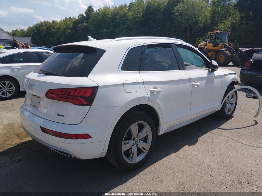 2019 Audi Q5 VIN WA1BNAFY1K2122770 IAAI salvage auction — LEFT FRONT, Salvage (Connecticut), sold $3,700 on 2026-07-30 (photo 4)