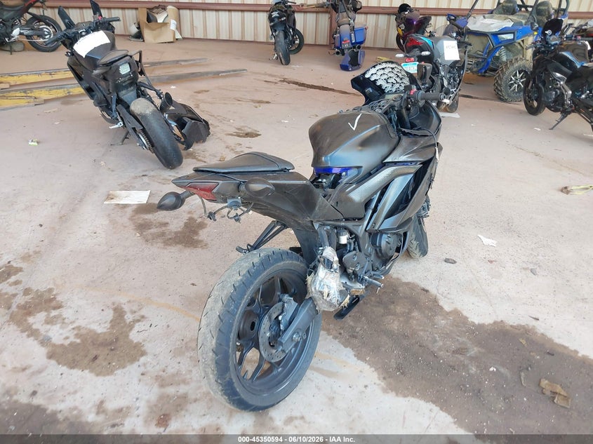 2023 Yamaha Yzf VIN MH3RH18Y0PK012987 IAAI salvage auction — THEFT, Clear (Alabama), sold $725 on 2026-07-28 (photo 4)