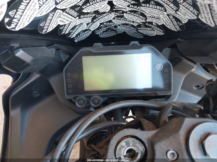 2023 Yamaha Yzf VIN MH3RH18Y0PK012987 IAAI salvage auction — THEFT, Clear (Alabama), sold $725 on 2026-07-28 (photo 7)