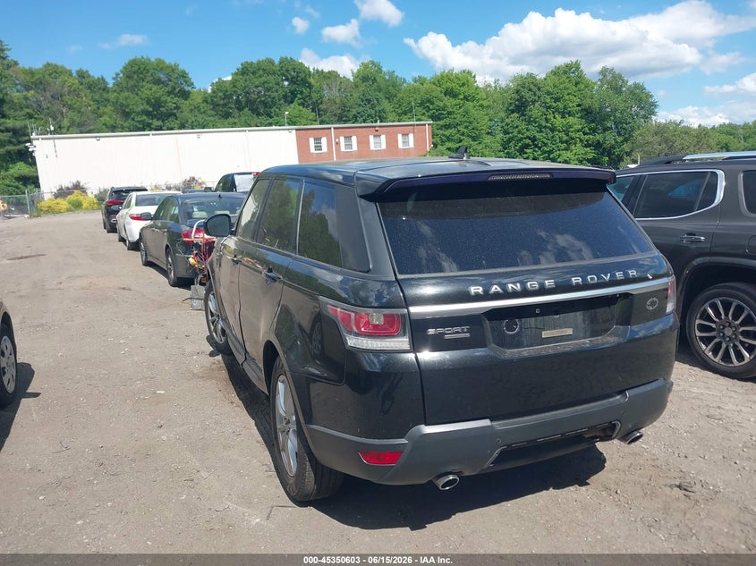 2016 Land rover Range rover sport VIN SALWG2PFXGA103905 IAAI salvage auction — RIGHT FRONT, Salvage Title, sold $1,750 on 2026-07-28 (photo 3)