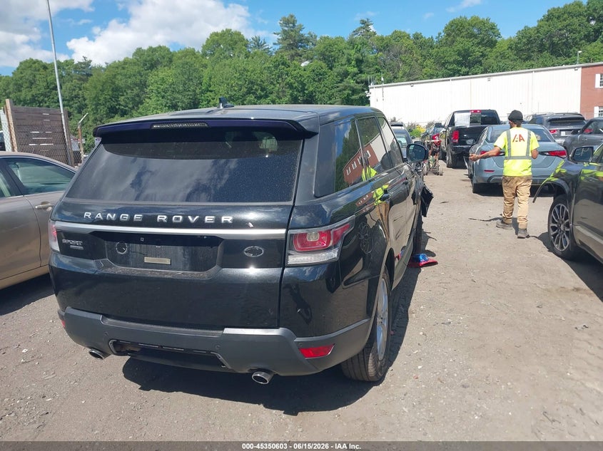 2016 Land rover Range rover sport VIN SALWG2PFXGA103905 IAAI salvage auction — RIGHT FRONT, Salvage Title, sold $1,750 on 2026-07-28 (photo 4)