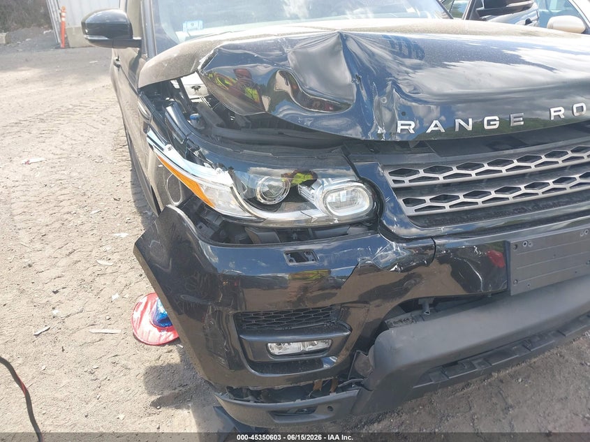 2016 Land rover Range rover sport VIN SALWG2PFXGA103905 IAAI salvage auction — RIGHT FRONT, Salvage Title, sold $1,750 on 2026-07-28 (photo 6)