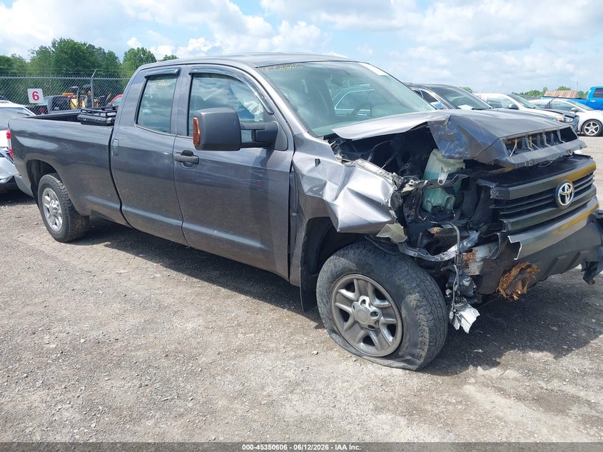 2014 Toyota Tundra VIN 5TFCY5F11EX017410 IAAI salvage auction — LEFT FRONT, Salvage Title, sold $4,250 on 2026-07-30 (photo 1)