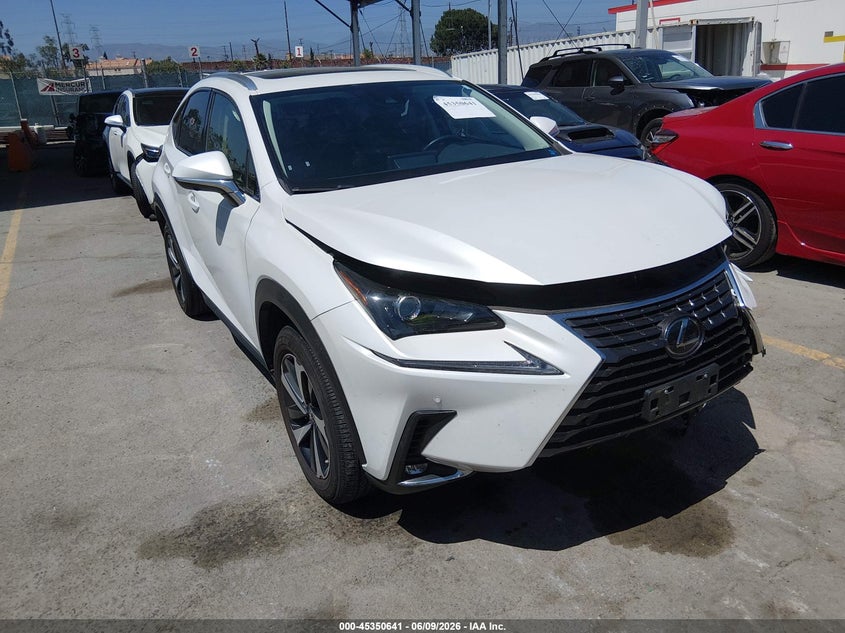 2021 Lexus VIN JTJGARBZ5M5022948 IAAI salvage auction — LEFT FRONT, Salvage Title, sold $9,800 on 2026-07-29 (photo 1)